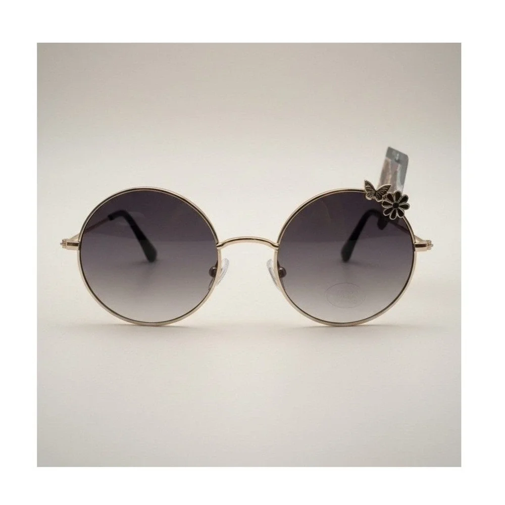 Brand‎ Star S2 Wrap-Around Sunglasses – Black with Silver Star Detail – NWT